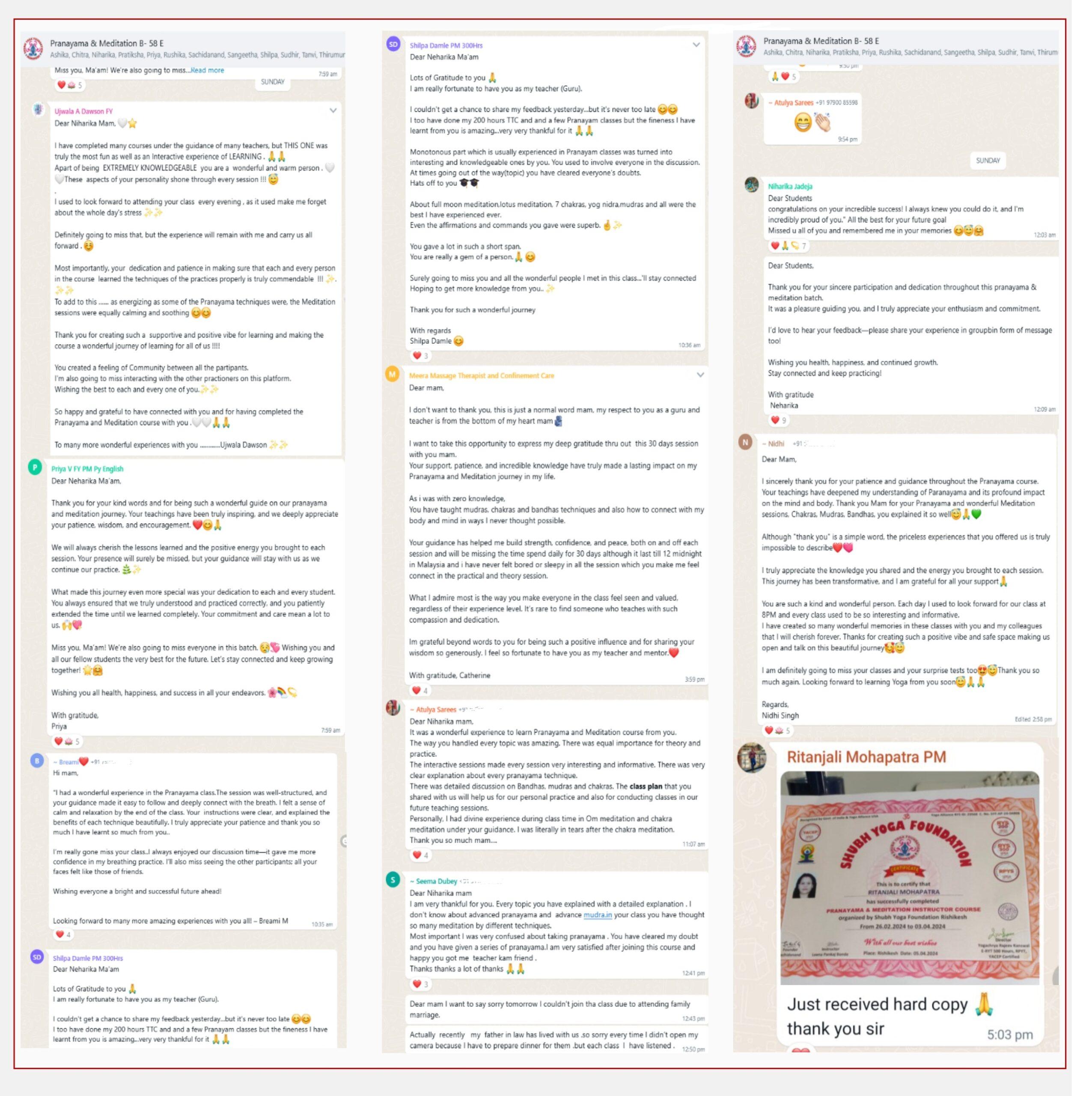 Pranayam & Meditation Review 004