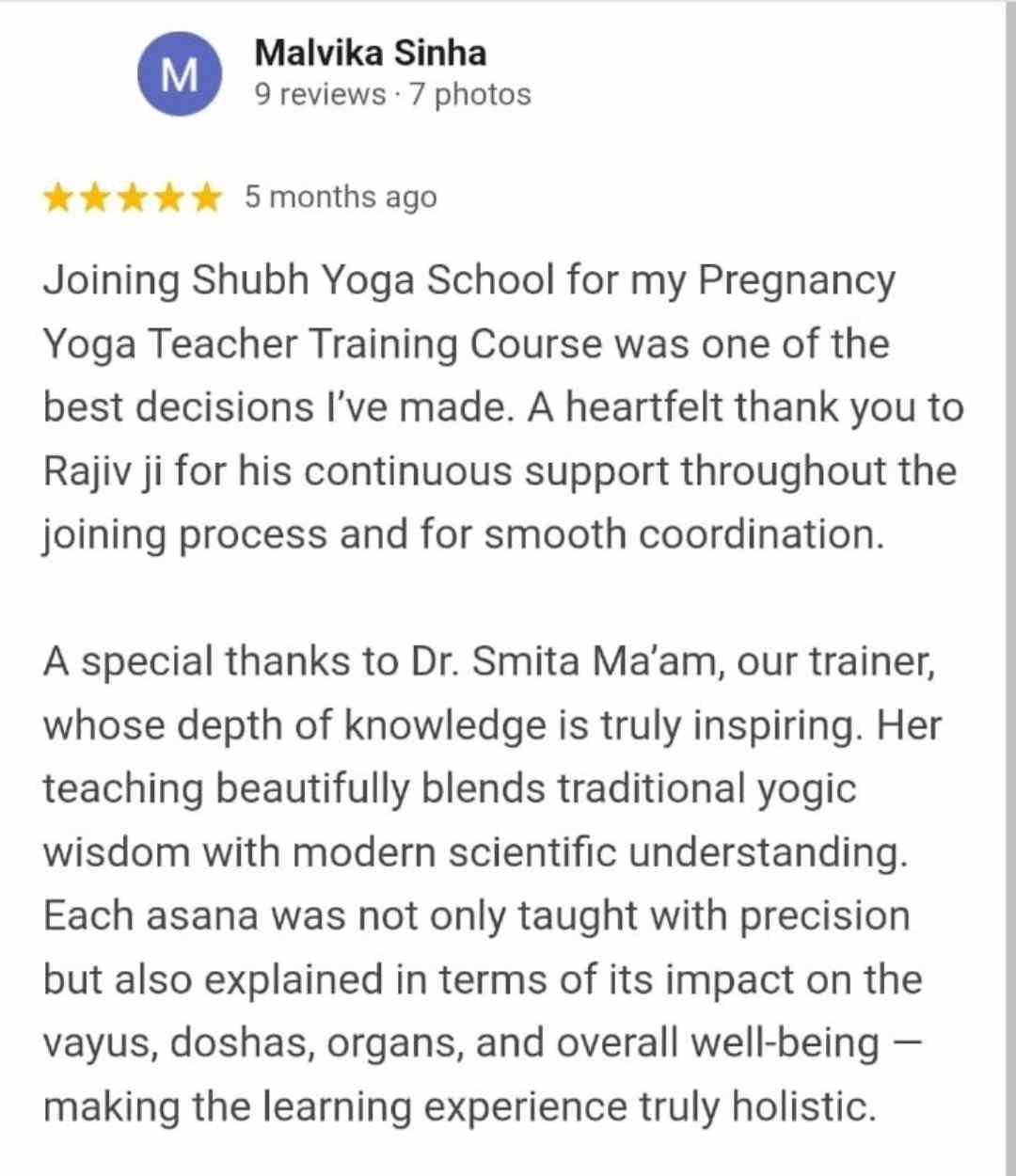 Prenatal & Postnatal Yoga Review 007