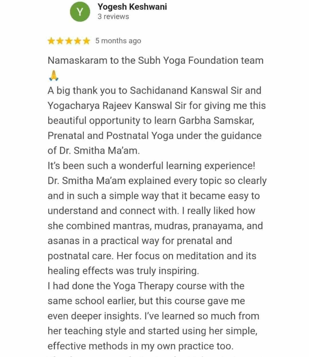 Prenatal & Postnatal Yoga Review 008