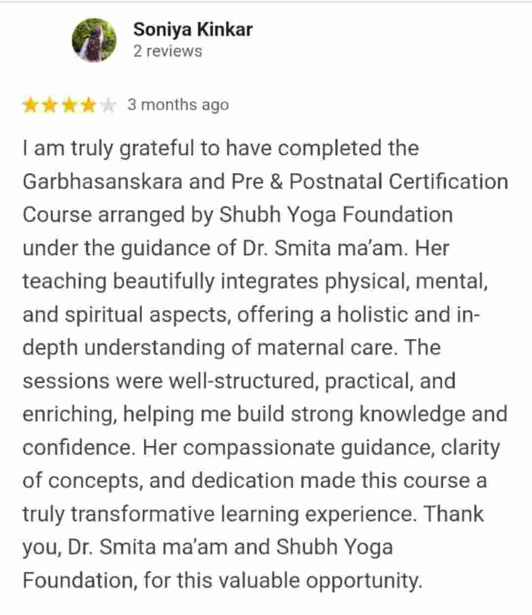 Prenatal & Postnatal Yoga Review 013